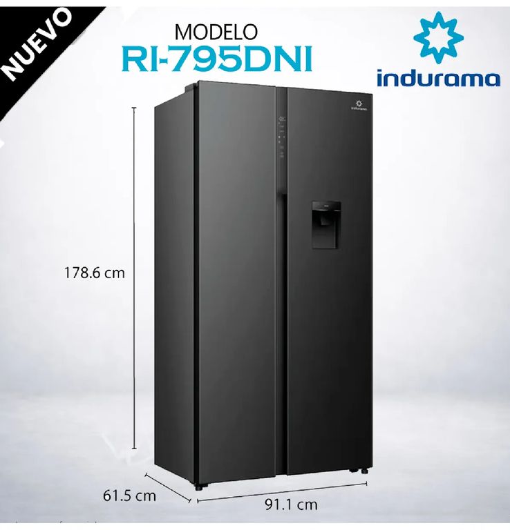 Refrigeradora 529 Litros RI-795DNI No Frost Inverter – Negro