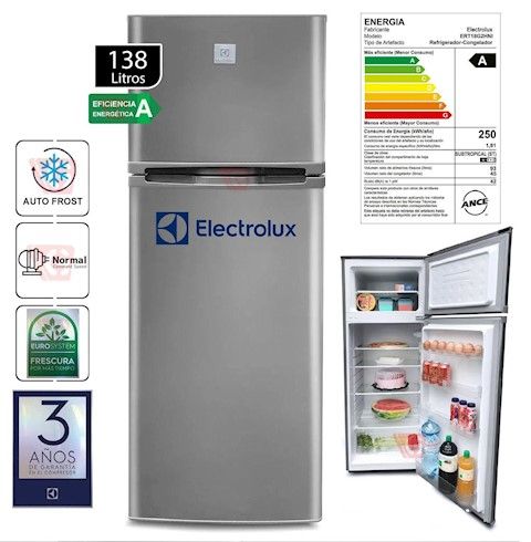 Refrigeradora ERT18G2HNI 138 Litros - Silver