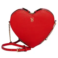 Victoria'S Secret - CARTERA CROSSBODY VICTORIAS SECRET ROJA EN FORMA DE CORAZON
