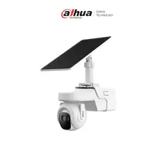 DAHUA - DH-KIT/BP4A-4G/M0508 - Kit Cámara PT 4G 4MP Panel Solar Batería SMD Sirena y Luz de Disuasión