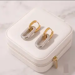 GENERICO - Aretes de Acero Inoxidable Gea