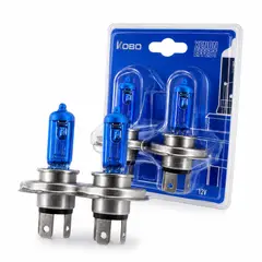 JET - Focos H4 Para Auto 12V Blanco Frío 2Pcs