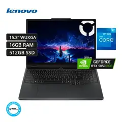 LENOVO - Legion 5 15IRX10 Core i7-13650HX, 16GB RAM, 512GB SSD, RTX 5050 8GB, 15.3″ WUXGA, Windows 11