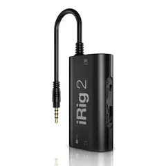 IK MULTIMEDIA - Interfaz de Guitarra iRig 2 para iOS y Mac IP-IRIG2-PLG-IN