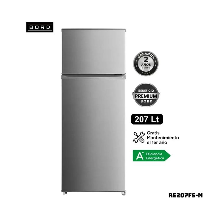 REFRIGERADORA 207LT FROST RE207FS-M SILVER