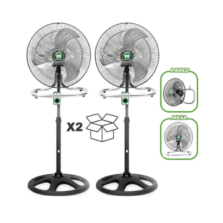 Ventilador BK-8218VI-NG Pedestal 3 en 1 De 18" 2 Uni. por Caja