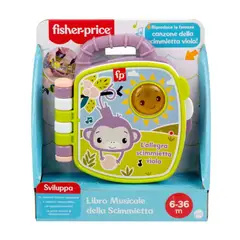 FISHER PRICE - Fisher-Price Libro de cuentos musical del monito morado