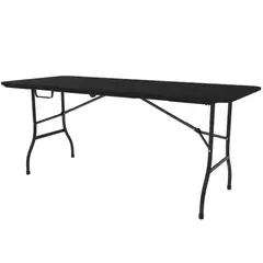 HC JUST HOME COLLECTION - Mesa Plegable JUST HOME COLLECTION 180cm Negra