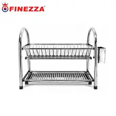 FINEZZA - Escurridor de platos FZ 8051R Acero Inoxidable 16 platos