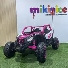 MIKINICE - Carro Infantil Can Can PRO 24V, Pantalla Táctil, Conducción Manual y Control Remoto