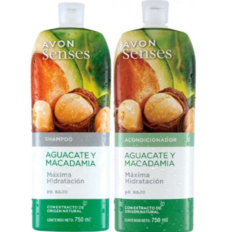 Senses aguacate y macadamia x2 shampo acondicionador