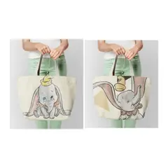 DISNEY CLASICOS - Bolso Grande Dumbo Crema