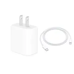 APPLE - Cargador De 20w + Cable USB-C a Lightning 1m