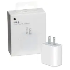 APPLE - Cargador Original 20W USB-C Carga Rápida para iPhone y iPad