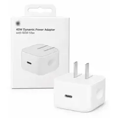 APPLE - Cargador 40w Dinamico 60w original para iPhone 17 series