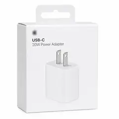 APPLE - Cargador Cubo 20W USB-C Para IPhone Original