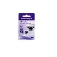 WESTER DIGITAL - Memoria micro SD 64GB WD purpura SC QD101 videovigilancia