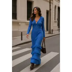 KUKUYU - Vestido de hilo tejido para mujer Sara