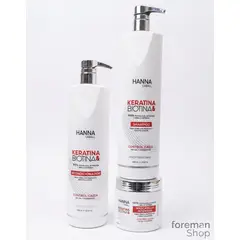 PLACENTA LIFE RADIANT - Kit Hanna Shampoo 1L + Acondicionador 1L + Mascarilla Intensiva 400g