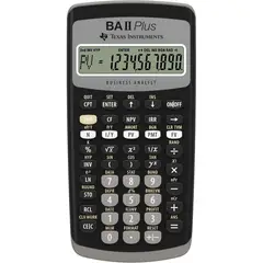 TEXAS - Calculadora Financiera Instruments BA II Plus Negra