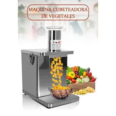 GENERICO - Picadora cubeteadora de vegetales eléctrica