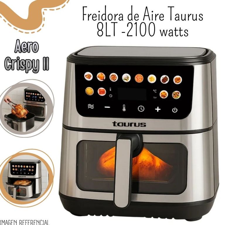 Freidora de Aire 8LT 2100W Aero Crispy II - PE9900250A