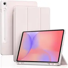 GENERICO - Funda para Samsung Galaxy Tab S8 de 10.9 Compatible con Porta Lápiz Rosa Palo