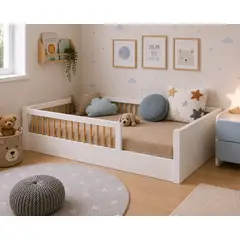 VENTITAS HOME - CAMA MONTESSORI BLANCO