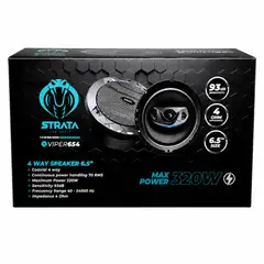 STRATA - Parlante Para Auto 6.5″ Car Audio 4 Vías 320W
