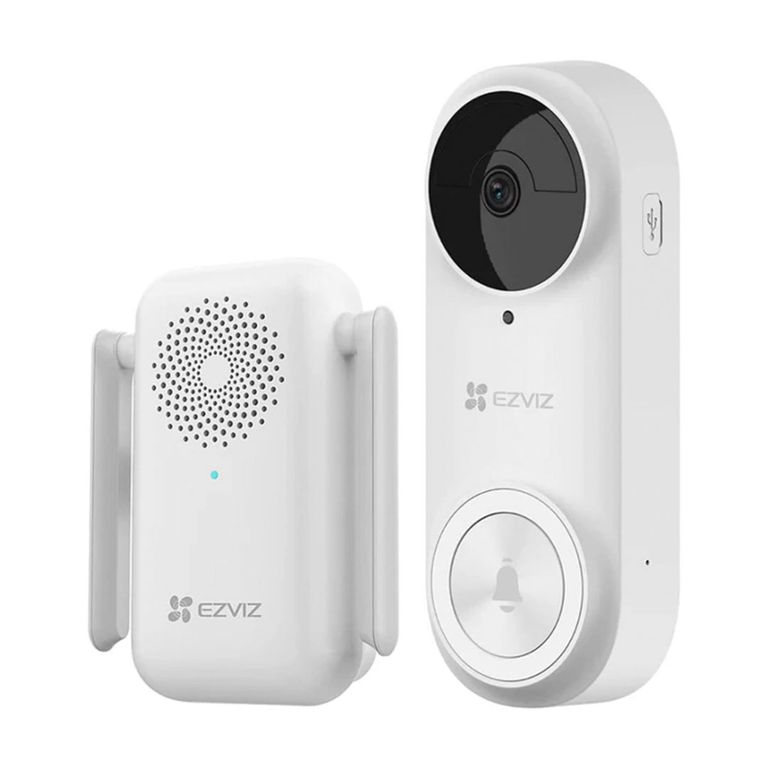 DB2 2K Kit Timbre WIFI con Camara 3MP Doorbell con Bateria