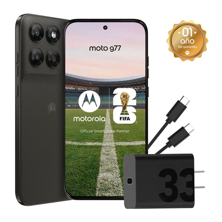 MOTO G77 5G 8GB 256GB NUEVO - COLOR NEGRO