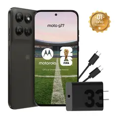 MOTOROLA - MOTO G77 5G 8GB 256GB NUEVO - COLOR NEGRO