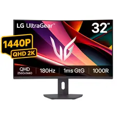 LG - Monitor Gaming Ultragear 32g600a-b 32 Qhd Curvo 180hz Negro