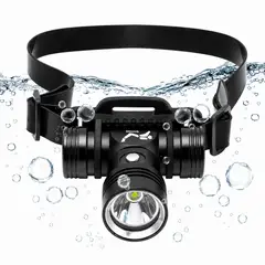 OEM - Linterna Frontal de Buceo ASAFEE DH100 IPX8 Recargable