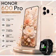 HONOR - CELULAR 600 Pro 12GB+512GB - Dorado