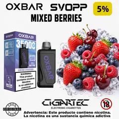 GENERICO - VAPER SEMIRECARGABLE OXBAR SVOPP KIT 35K - MIXED BERRIES