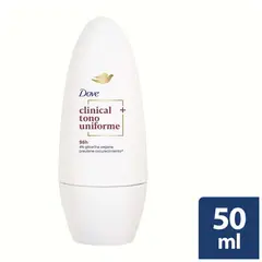 DOVE - Antitranspirante Roll On Clinical Tono Uniforme