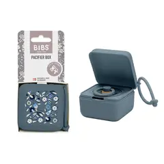 BIBS - Caja Porta Chupete Liberty con Correa Soporte