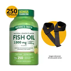 Nature'S Truth - FISH OIL 2000mg OMEGA 3 250 SOFTGELS CON STARPS GRATIS