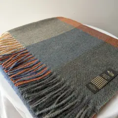 ETNO ALPACA - Chal con diseño a cuadros