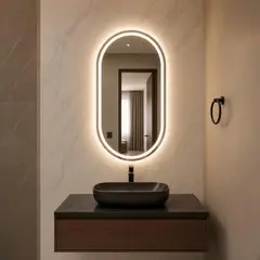 TU MESITA - Espejo Elina Ovalado Retroiluminado