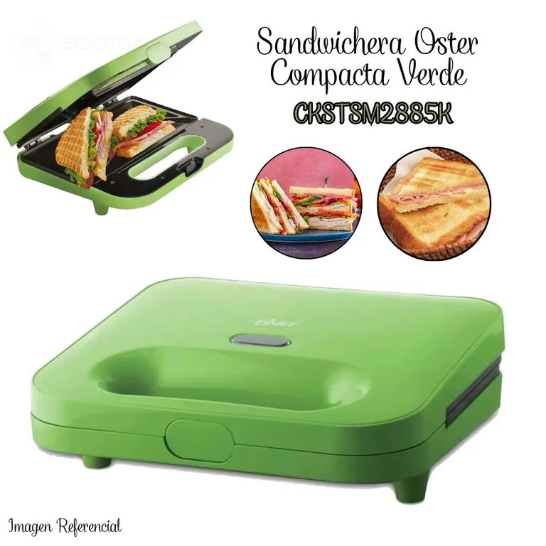 Sandwichera Maker Compacta - Verde