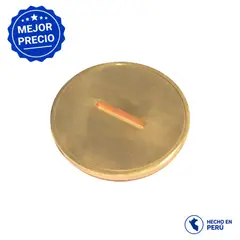 P PERU TEC - Registro 4" Bronce Pulido Pesado