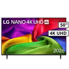 LG - Televisor 50" NANO 4K UHD AI Smart TV 2026 - 50NU800BPSC