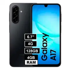 SAMSUNG - Celular Galaxy A17 4G 128GB 4GB Negro