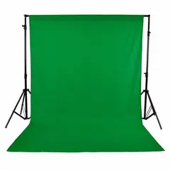 GENERICO - Tela Portafondo Verde para Fotografía Profesional | 3m Ancho, No Reflectante