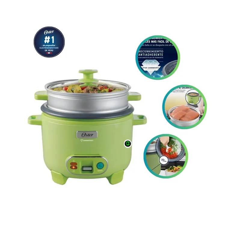 Olla Arrocera de 10 Tazas DiamondForce CKSTRC10DFGRN