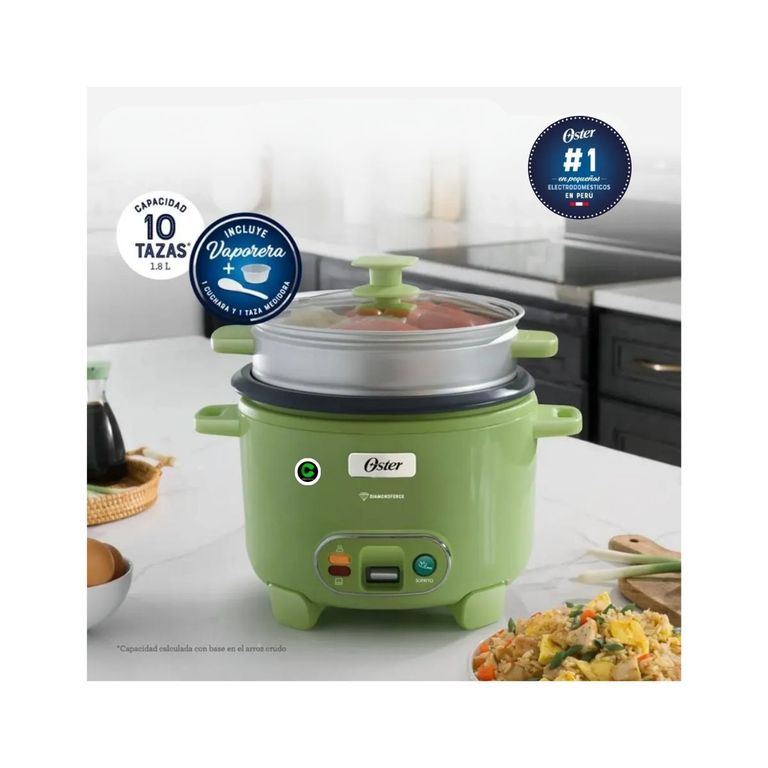 Olla Arrocera de 10 Tazas DiamondForce CKSTRC10DFGRN
