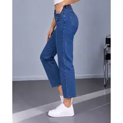 NEBULA - Pantalon Slouchy 4.0 - Azul Cristal Focalizado