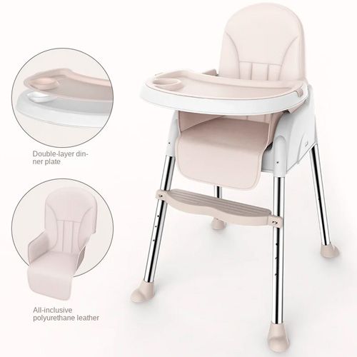 Silla de Comer para Bebé Multifuncional Evolutiva 3 en 1 BEIGE